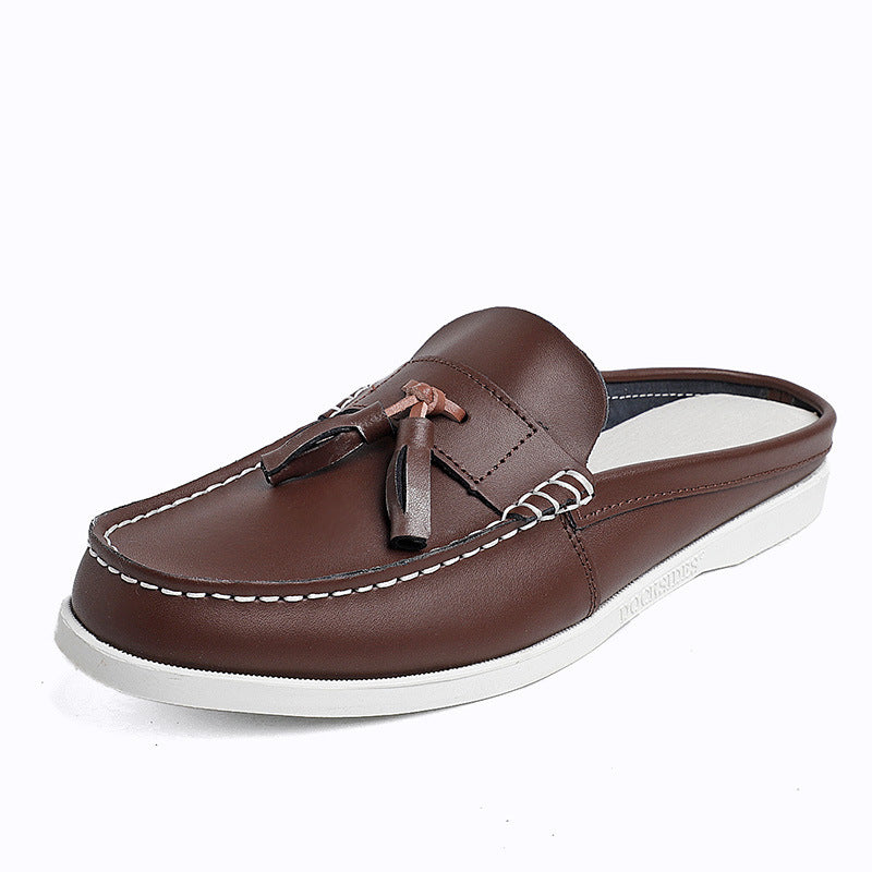 Men's Casual Loafers - Half Toe Slip-On Shoes - Loafer Lane