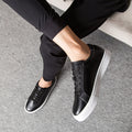 Men's Summer Leather Sneakers - Casual Sports & Leisure Shoes - Loafer Lane