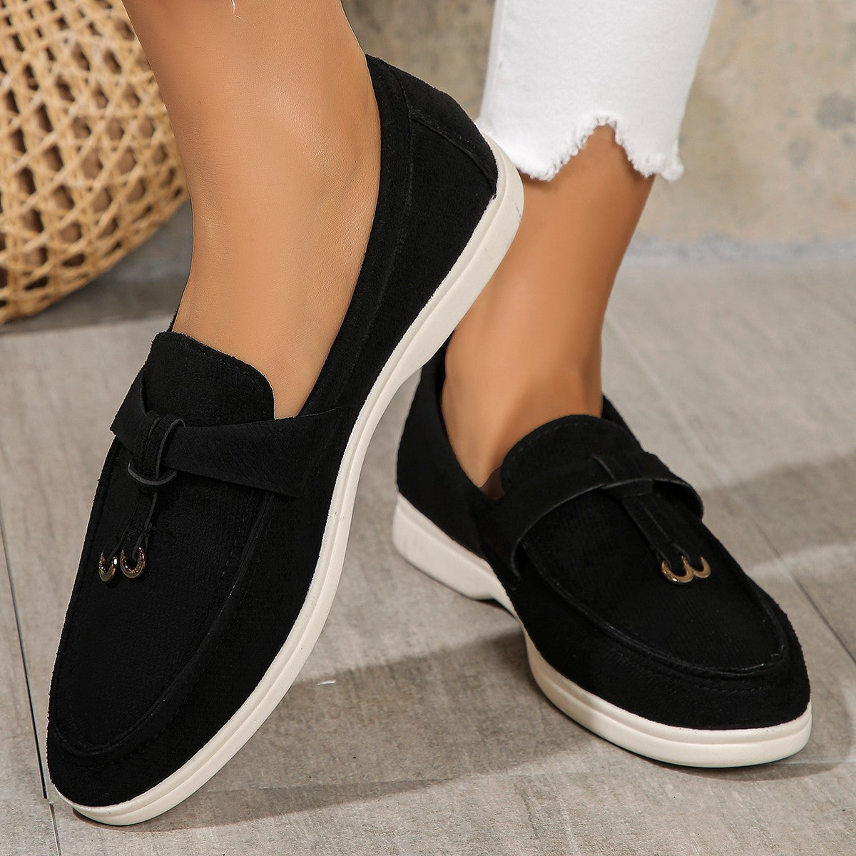 Slip-On High-End Gommino Loafers for Women - Loafer Lane