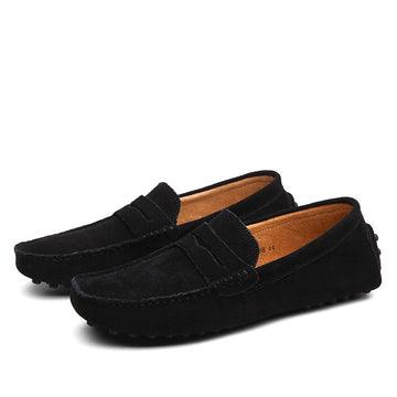 Men's Casual Suede Leather Loafers - Slip-On Moccasins - Loafer Lane