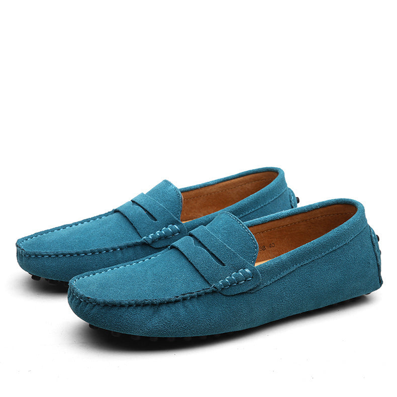 Men's Casual Suede Leather Loafers - Slip-On Moccasins - Loafer Lane