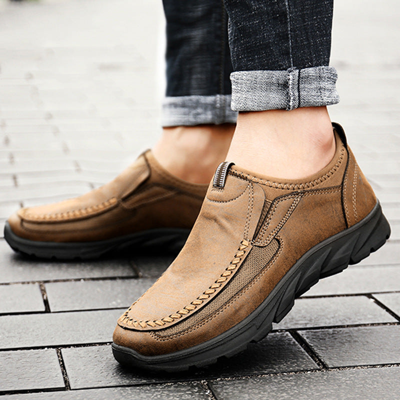 Men's Casual Loafers with Rubber Sole - Loafer Lane