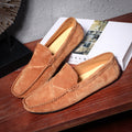 Large Size Slip-On Loafers - Men's Casual Leather Flats - Loafer Lane