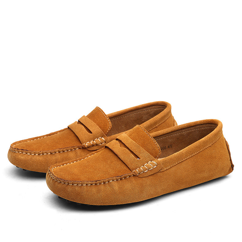 Men's Casual Suede Leather Loafers - Slip-On Moccasins - Loafer Lane