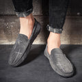 Large Size Slip-On Loafers - Men's Casual Leather Flats - Loafer Lane