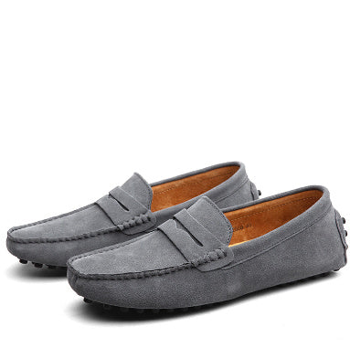 Men's Casual Suede Leather Loafers - Slip-On Moccasins - Loafer Lane