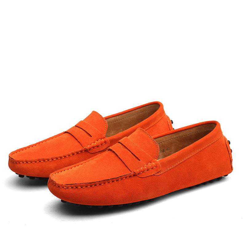 Men's Casual Suede Leather Loafers - Slip-On Moccasins - Loafer Lane